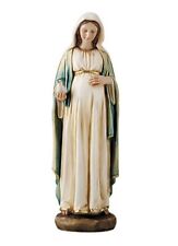8”Statue Pregnant Mary Blessed Mother of Jesus Christian Catholic Religious Gift picture