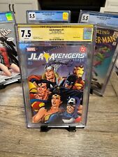 JLA/Avengers #1 CGC 7.5 Signature Series Signed By George Perez picture
