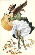 PC ARTIST SIGNED, HEROUARD, GLAMOUR, INDISCRETION, Vintage Postcard (b50248) picture