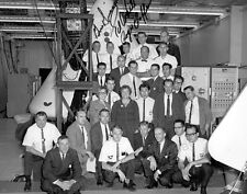 8x10 Print  Apollo 1 Crew Days Prior to Test Launch Signatures Printed #APO1 picture