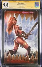 RED SONJA #1 GREG HORN VIRGIN VARIANT CGC 9.8 SS SIGNED BY GREG HORN picture