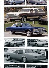 1977 CHEVROLET IMPALA BUICK ELECTRA PONTIAC CATALINA CADILLAC DEVILLE ARTICLE picture