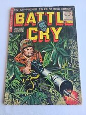 BATTLE Cry #20,    Rare 1955 War Comic, (M&A06),  VG 4.0 picture