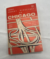 Vintage 1966 Joboul's Street Guide of Chicago and Expressways VRG picture