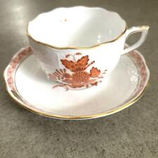 Herend Apony Orange Cup Saucer picture