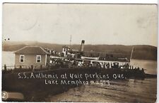 Steamer SS Anthemis Vale Perkins Quebec Lake Memphramagog RPPC Photo Postcard picture