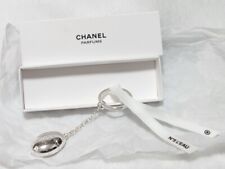 Chanel Parfums L'eau Silver-tone Charm Ribbon Keychain picture