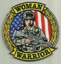 WOMEN WARRIOR PATCH U.S.ARMY NAVY USMC USAF COMBAT SOLDIER RIFLEWOMEN PILOT USA  picture