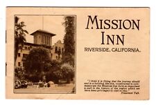 Pamphlet, Mission-style architecture, MISSION INN, Riverside, California, ca1910 picture