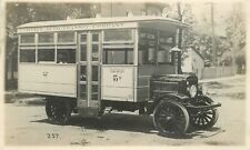 Postcard RPPC C-1910 Jitney automobile Tourist Bus non postcard back 23-3690 picture