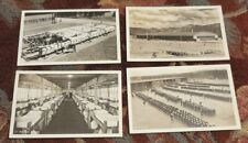 Four Real Photo Postcards Military Navy Sailor Training Camp Boot Camp Classes picture
