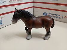 Schleich Clydesdale Draft Horse Animal Figure Toy 2000 Retired Dark Brown picture