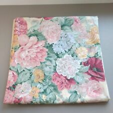 Andre Richard Fabric Shower Curtain Cabbage Floral Grannycore NOS Spring Cottage picture