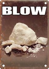 Cocaine Blow Vintage 70's Drug Ad Reproduction Metal Sign ZG38 picture