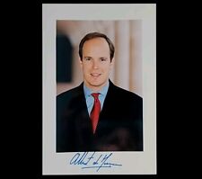 Monaco HRH Prince Regent Albert II Signed Royalty Photo Royal Document Autograph picture