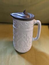 19th Century English Salt Glazed maple Syrup Pitcher picture