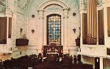 Postcard Interior of Main Chapel, Naval Academy, Annapolis MD Vintage 1970s picture