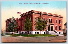 Roeder School Bellingham Washington WA c1910's Vintage Mitchell Postcard picture