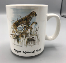 Kruger National Park Cheetah Coffee Mug Made in England picture