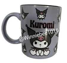 NEW Kawaii Sanrio Character Kuromi Ceramic Purple Mug, BPA-free, 20oz picture