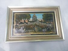 FINAL PRICE Vintage University of Notre Dame Eglomise Reverse Painting. VGC picture