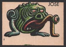 1965 Topps Ugly Stickers #2 Jose Miscut picture