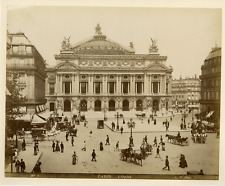 L.P. Phot. France, Paris, L'Opera Vintage Albumen Print.  Albumin Print picture