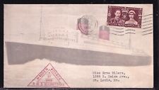 MAURETANIA II CUNARD LINE MAIDEN VOYAGE COVER ** OFFERS ** picture