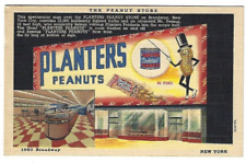 Planters Peanut 1560 Broadway New York City Rare Sample Curt Teich Linen Postcrd picture