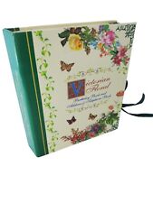Vtg 90's Victorin Floral Birthday Hardcover BOOK JOURNAL 6