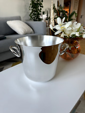 Christofle Vertigo Silver Plated Champagne Wine Cooler Ice Bucket picture