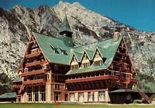 CONTINENTAL SIZE POSTCARD PRINCE OF WALES HOTEL WATERTON NATIONAL PARK ALBERTA picture