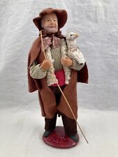 French Santon de Provence Clay Doll Shepherd Signed Claude Carbonel 10 1/2” picture