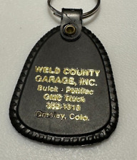 Greeley Colorado Weld County Garage Buick Pontiac Auto Car Dealership Keychain picture
