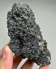 454 Gr. Full Terminated Extremely Rare Magnetite Crystals Cluster On Matrix picture