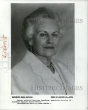 1991 Press Photo Gertrude Swerdlow executive director of Families Against Cancer picture