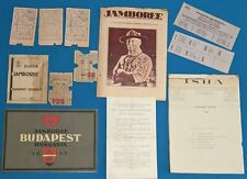 Paper Lot #6 / 7 1933 4th World Jamboree Held in Hungary Boy Scouts BP picture