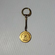 Vintage Boeing 'Pride in Excellence' Award Pi Symbol Gold Coin on Keychain  picture
