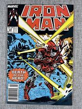 IRON MAN #230 (1988): Newsstand Edition Death of a Hero picture