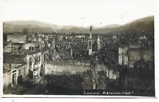 14/9/1922 GREECE TURKEY SMYRNA AFTER FIRE DESOLATION  REAL PHOTOCARD COVER picture