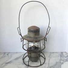 Vtg 1957 NEW YORK CENTRAL Adlake Kero caged RAILROAD LANTERN complete NYCS wow picture