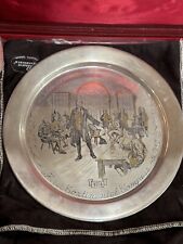 Antique vintage The Danbury Mint Sterling Silver plate First ContinentalCongress picture