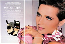 1988 Isabella Rossellini photo Lancôme Paris makeup retro print ad ads1 picture