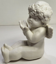 Vintage Ceramic Vigor Small Sitting Cherub Figurine 5