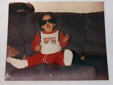 VTG 1988 Found Photograph Original Photo African American Baby Sunglasses Cool picture