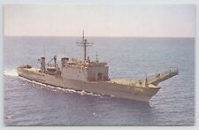 Military~USS Barbour County~LST-1195~US Navy Landing Ship Tank~1971~Vintage PC picture