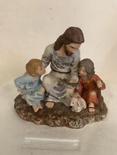 Vntg Jesus Figurine “The Fisherman” 1983 Masterpiece Porcelain Homco RARE picture
