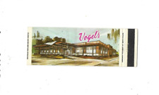 Vintage Matchcover Vogel's Inc  Restaurant picture