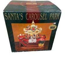 Christmas Santa's Carousel Park Maisto 1998 Musical Animated in Box 12 Songs picture
