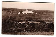 Postcard Osmington Dorset Weymouth The White Horse King George III RPPC picture